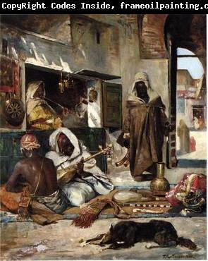 unknow artist Arab or Arabic people and life. Orientalism oil paintings 559